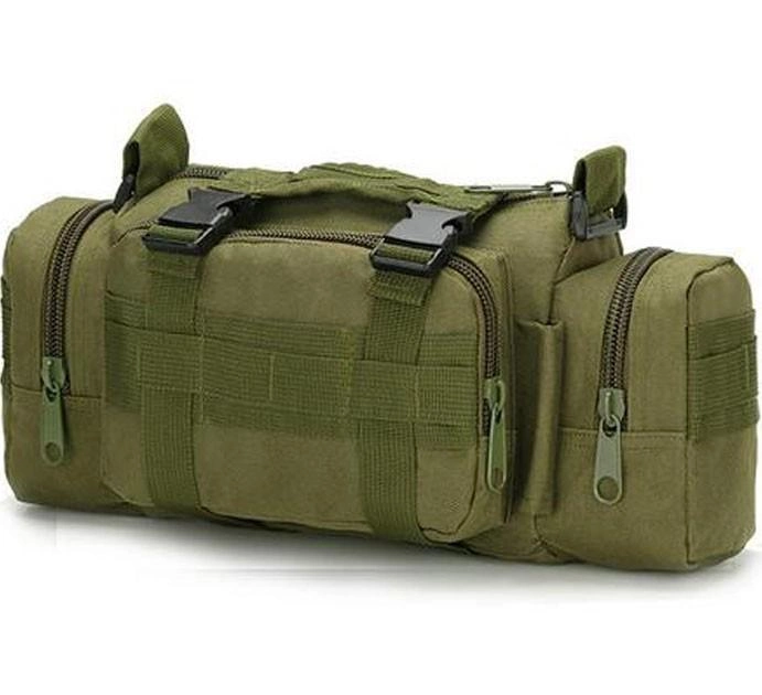 Тактична сумка підсумок на пояс Tactic нагрудна сумка через плече 5 л Олива (104-olive) - зображення 1