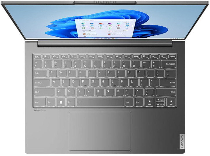 Laptop Lenovo Yoga Slim 7 Pro 14IHU5 (82NH00B8PB) Grey - obraz 2