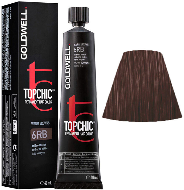 Farba Goldwell Topchic Hair Color 6RB 60 ml (4021609000631) - obraz 1