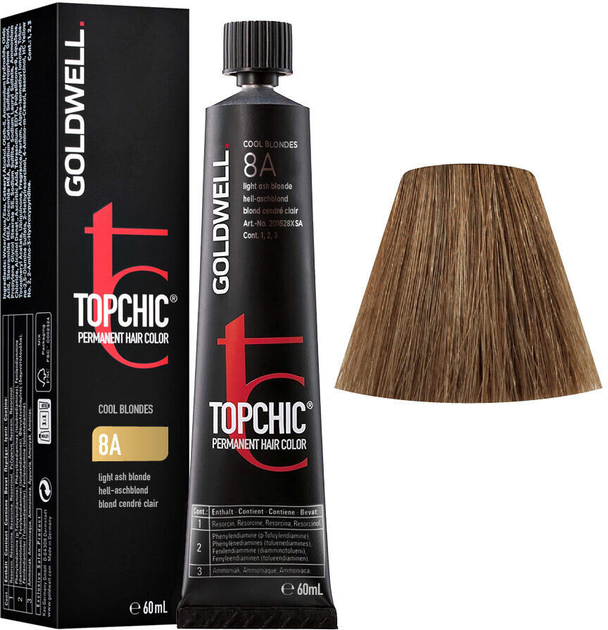 Farba Goldwell Topchic Hair Color 8A 60 ml (4021609000471) - obraz 1