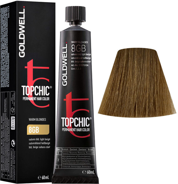 Farba Goldwell Topchic Hair Color 8GB 60 ml (4021609000402) - obraz 1