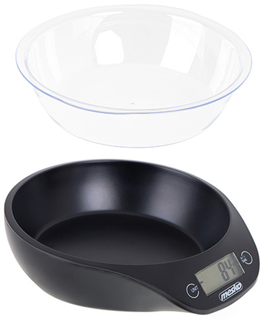 Waga kuchenna Mesko MS 3164 Czarna (5902934834667) - obraz 3