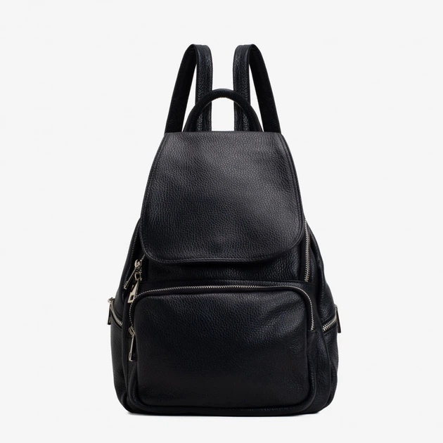 Рюкзак женский кожаный Regina Notte Backpack 3150 Черный - Фото 1 Рюкзак женский кожаный Regina Notte Backpack 3150 Черный - изображение 1