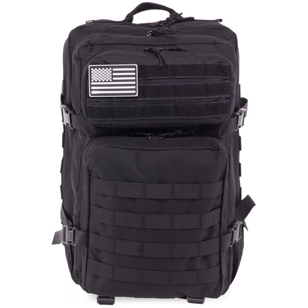 Рюкзак тактический рейдовый SP-Sport ZK-5507 размер 48х28х28см 38л Цвет: Черный - изображение 2