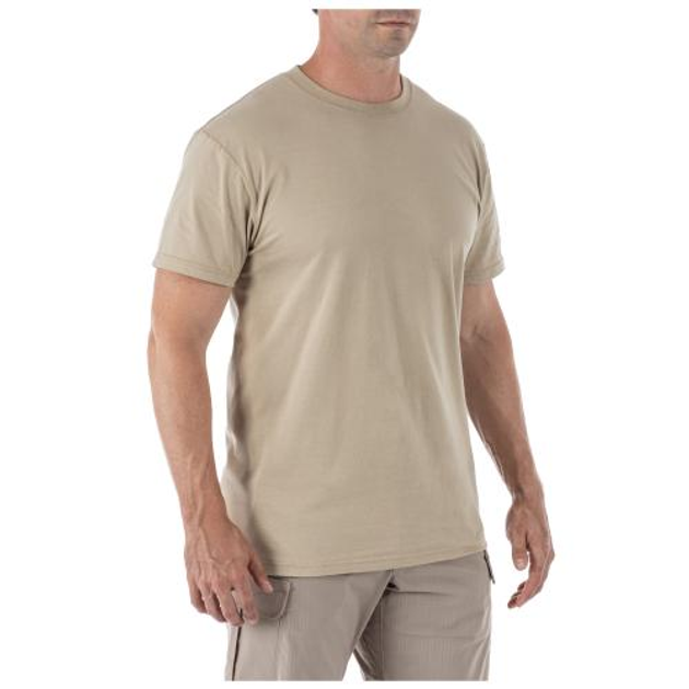 Футболка з коротким рукавом 5.11 Utili-T Crew - 3 шт. у комплекті 5.11 Tactical ACU Tan L (Тан) Тактична - зображення 2