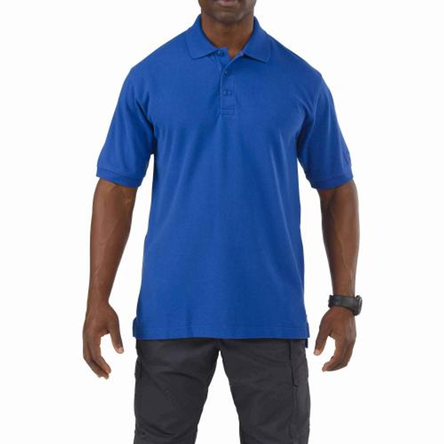 Футболка поло 5.11 Tactical Professional Polo - Short Sleeve 5.11 Tactical Academy Blue S (Синій) - зображення 1