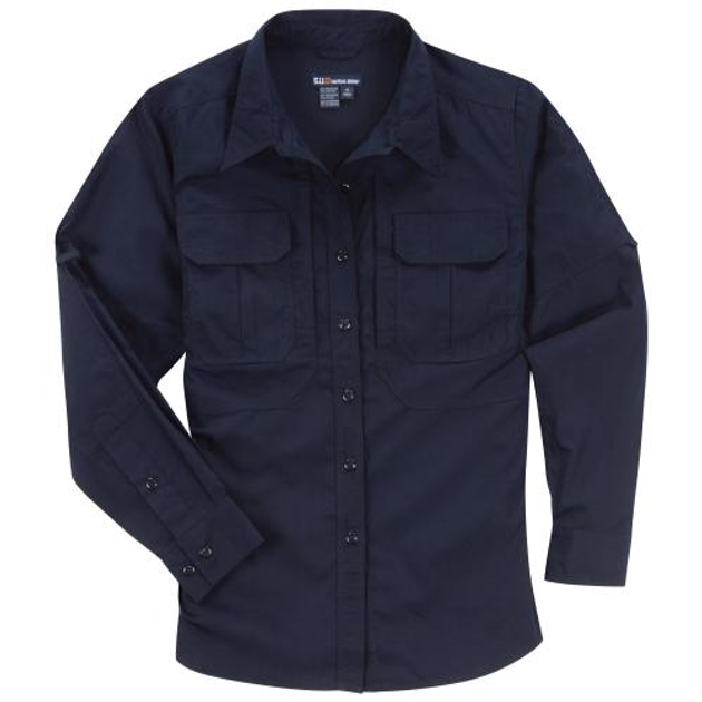 Женская рубашка 5.11 Women's TACLITE Pro Long Sleeve Shirt 5.11 Tactical Dark Navy, L (Темно-синий) Тактическая - изображение 1
