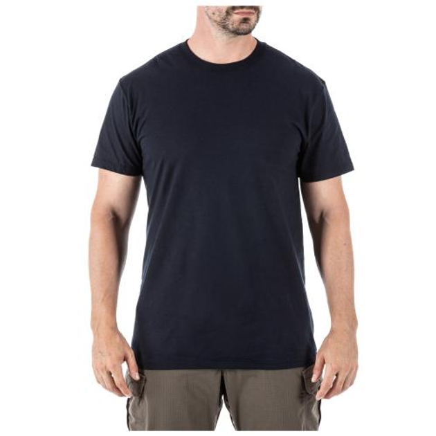 Футболка з коротким рукавом 5.11 Utili-T Crew - Three Pack (3 шт. у комплекті) 5.11 Tactical Dark Navy 3XL (Темно-синій) Тактична - зображення 1