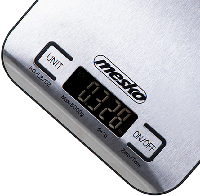 Waga kuchenna Mesko MS 3169 Czarna (5902934838795) - obraz 4