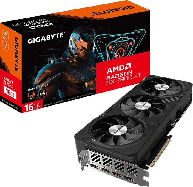 Відеокарта Gigabyte PCI-Ex Radeon RX 7800 XT Gaming OC 16GB GDDR6 (GV-R78XTGAMING OC-16GD) - зображення 8