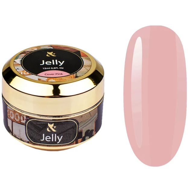 Гель моделювальний F.O.X Jelly Cover Pink 15 мл - Фото 1 Гель моделювальний F.O.X Jelly Cover Pink 15 мл - зображення 1