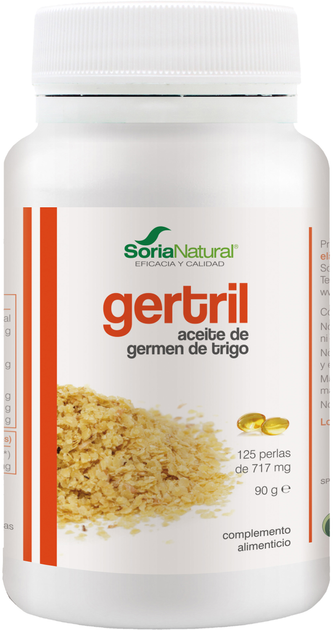 Suplement diety Soria Natural Gertril 500 Mg 125 Pereł (8422947060732) - obraz 1