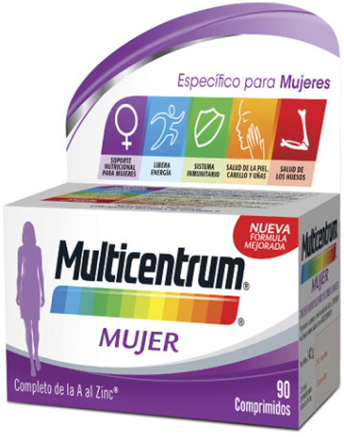 Мультивітаміни для жінок Multicentrum Woman 90 таблеток (8470001731906) - зображення 1