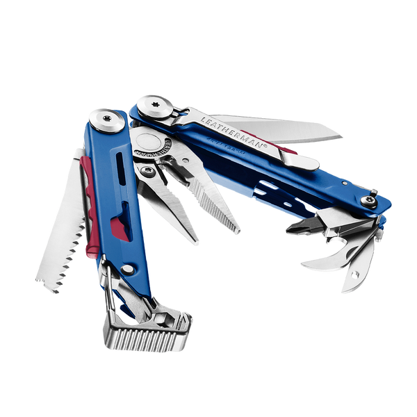 Мультитул Leatherman SIGNAL COBALT 19 функцій синий сірий сріблястий голубой (а520314) - Фото 2 Мультитул Leatherman SIGNAL COBALT 19 функцій синий сірий сріблястий голубой (а520314) - зображення 2