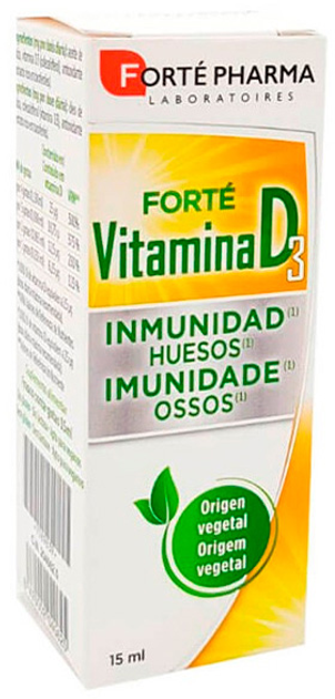 Witamina Forte Pharma Witamina D3 15ml (8470002040625) - obraz 1