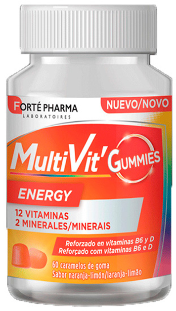 Харчова добавка Forte Pharma Multivit Gummies 60 Sweets (8470002040496) - зображення 1