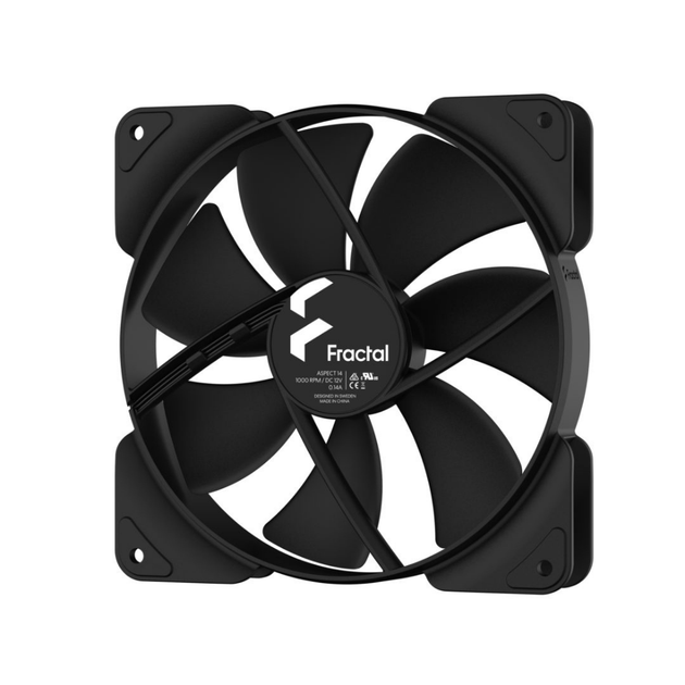 Кулер для корпусу Fractal Design Aspect 14 Black 140мм - зображення 2
