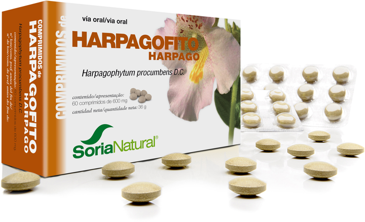 Suplement diety Soria Harpagofito 600 Mg 60 tabletek (8422947094249) - obraz 1