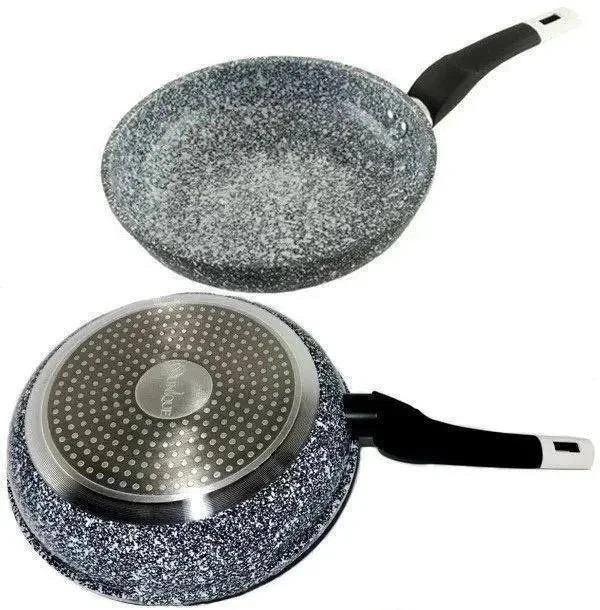 Сковорода UNIQUE UN-5104 24 см, без крышки, многослойным антипригарным гранитным покрытием. – фото, отзывы, характеристики в интернет-магазине ROZETKA от продавца: TratitTut | Купить в Украине: Киеве, Харькове, Днепре, Одессе, Запорожье, Львове