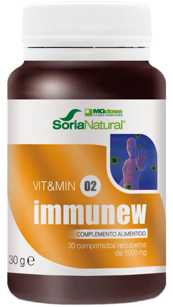 Suplement diety Mgdose Immunew 1000 Mg 30 tabletek (8437009595022) - obraz 1