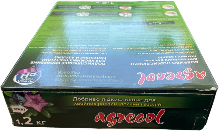 Удобрение Agrecol подкислитель для хвойных и рододендронов 1.2 кг (5902341302087) - изображение 2