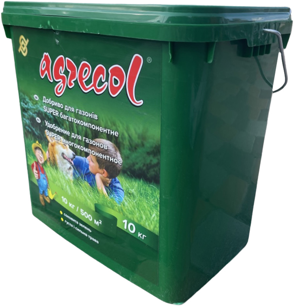 Удобрение Agrecol Super для газонов многокомпонентное 10 кг (5902341302414) - изображение 2