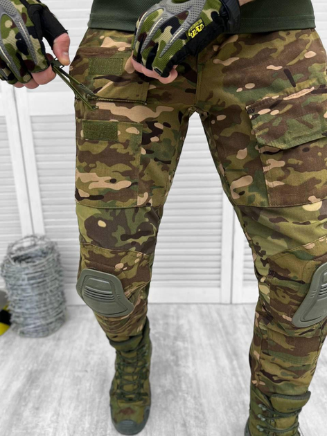 Боевые штаны с наколенниками Побратим Мультикам 46 - изображение 1