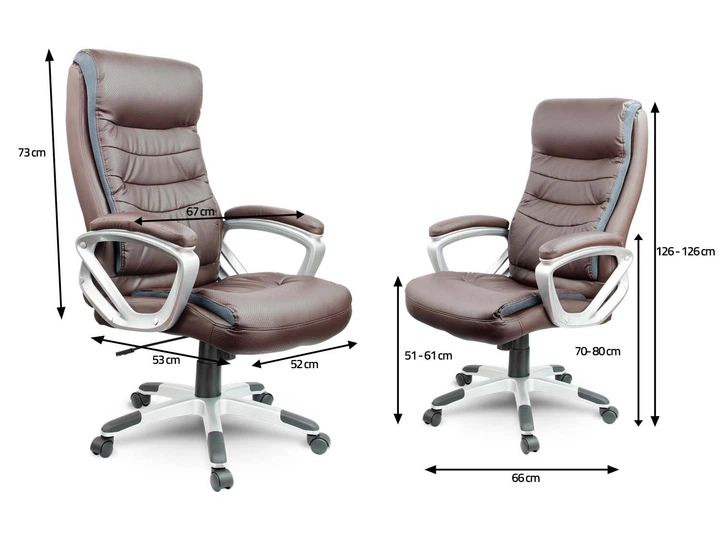Офисное кресло Sofotel EG-226 Brown - Фото 4 Офисное кресло Sofotel EG-226 Brown - изображение 4