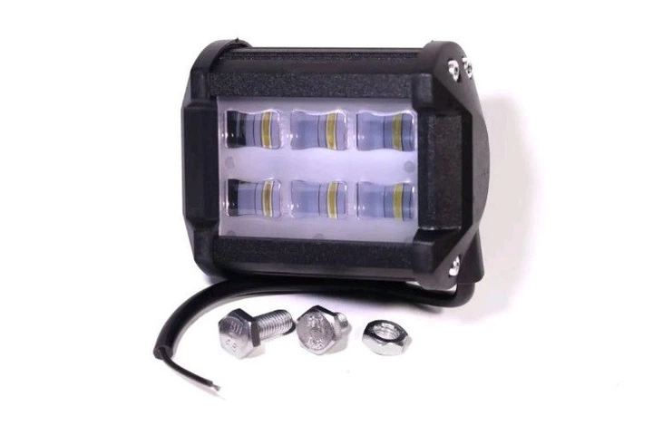 LED-фара додаткового світла 18Вт + лінза 7D 12-24В - изображение 3