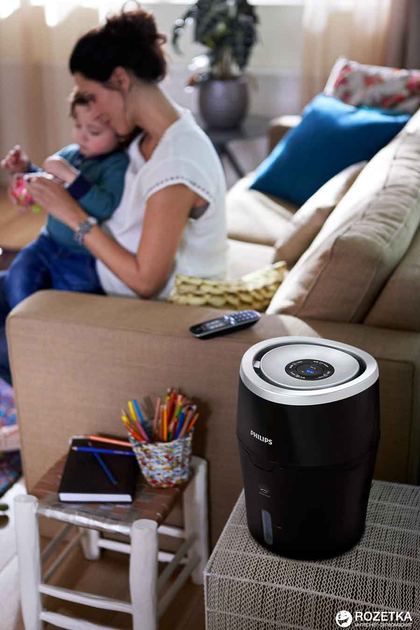 Зволожувач повітря PHILIPS Safe&clean Series 2000 HU4813/10 - зображення 6