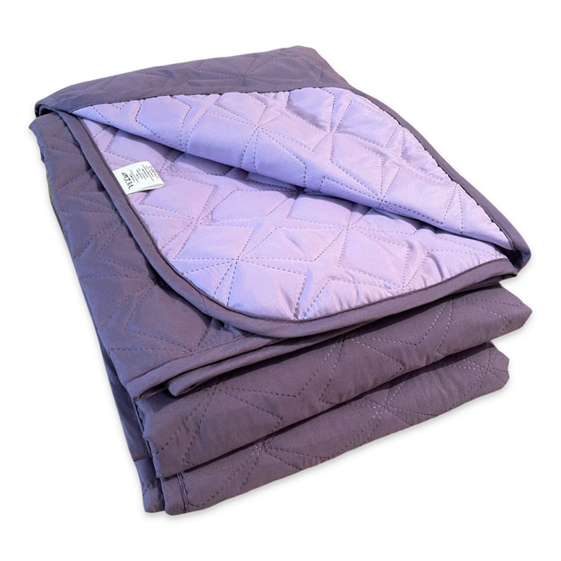 Двустороннее стеганое покрывало Duet 150х212 Violet Микрофибра ...