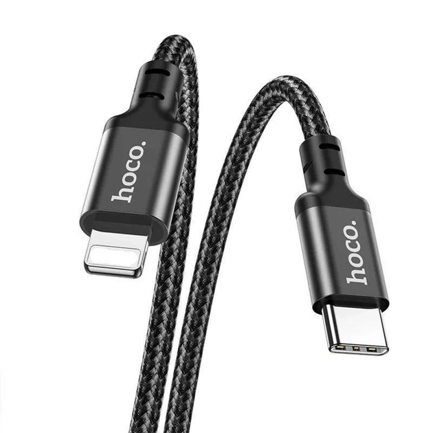 Кабель HOCO X14 Type-C to Lightning 3A 1 м nylon для зарядки и передачи данных (AE8ADF5FEE2F) - изображение 2
