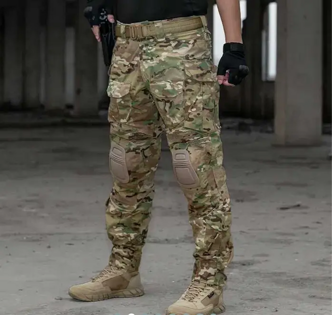 Тактические мужские штаны Idogear G3 с наколенниками Мультикам XXL (Kali) - изображение 2