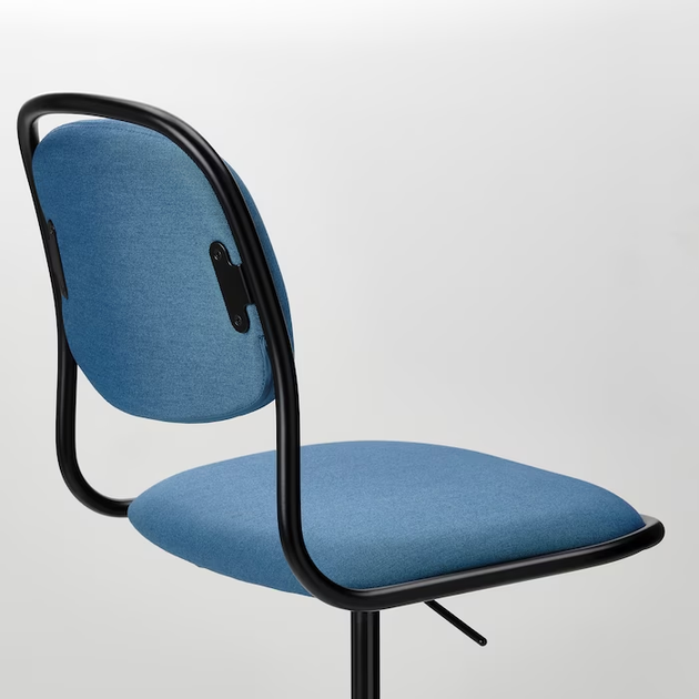 Комп'ютерне крісло ORFJALL IKEA 994.160.19 чорний/синій - изображение 4