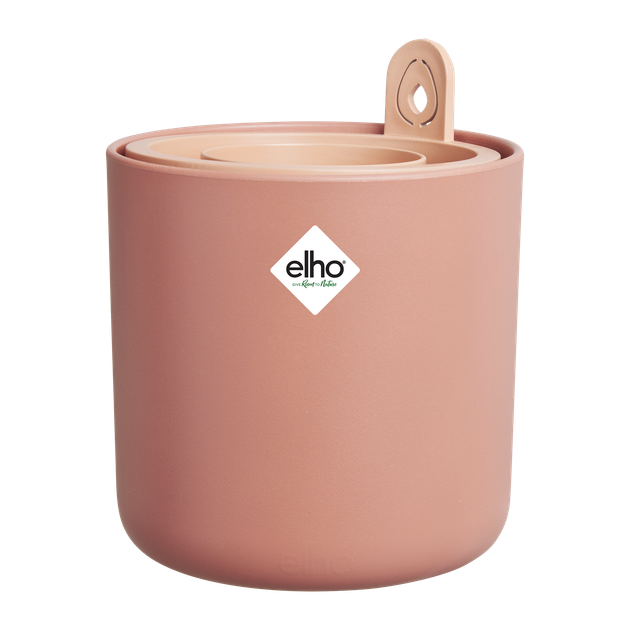Вазон ELHO Аvocado pot круглий кораловий пластиковий 12 см (519490) - изображение 5