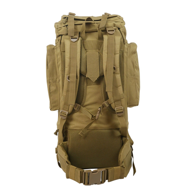 Тактичний Рюкзак на 80л Койот Для ЗСУ Військовий Рюкзак з Каркасом 80 літрів - зображення 2