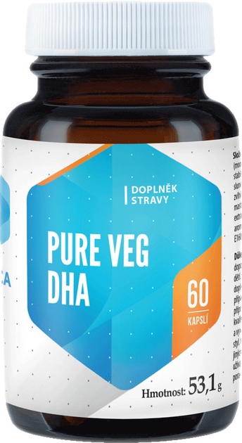 Харчова добавка Hepatica Pure Veg DHA 60 капсул для імунітету (5905279653375) - зображення 1