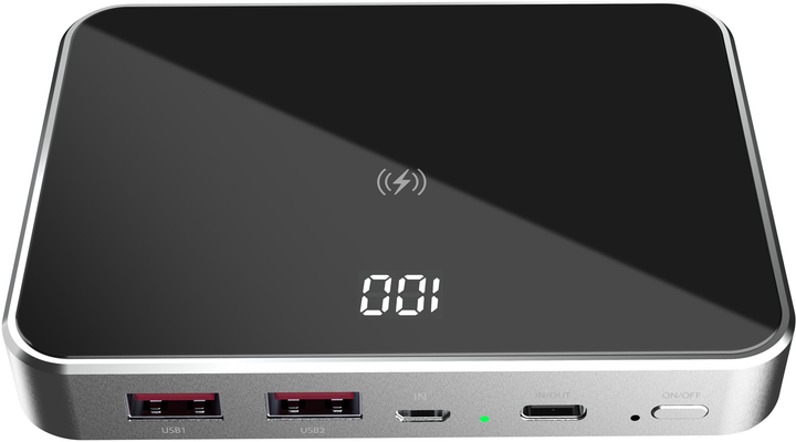 УМБ Prestigio GRAPHENE 10000 mAh PD Space Gray (PPB111G_SG) - изображение 2