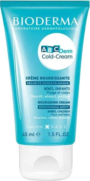 Krem odżywczy dla niemowląt Bioderma ABCDerm Cold-Cream 45 ml (3701129801345) - obraz 1