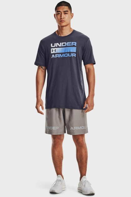 Мужская фиолетовая футболка UA TEAM ISSUE WORDMARK SS Under Armour SM 1329582-558 - изображение 2