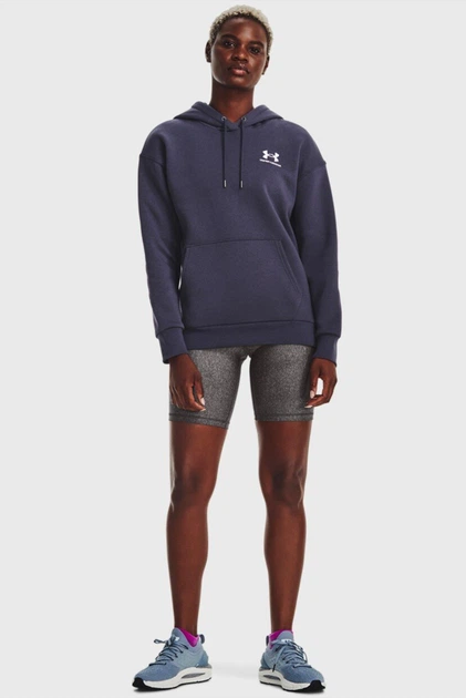 Женское темно-серое худи Essential Fleece Hoodie Under Armour L 1373033-558 - изображение 2