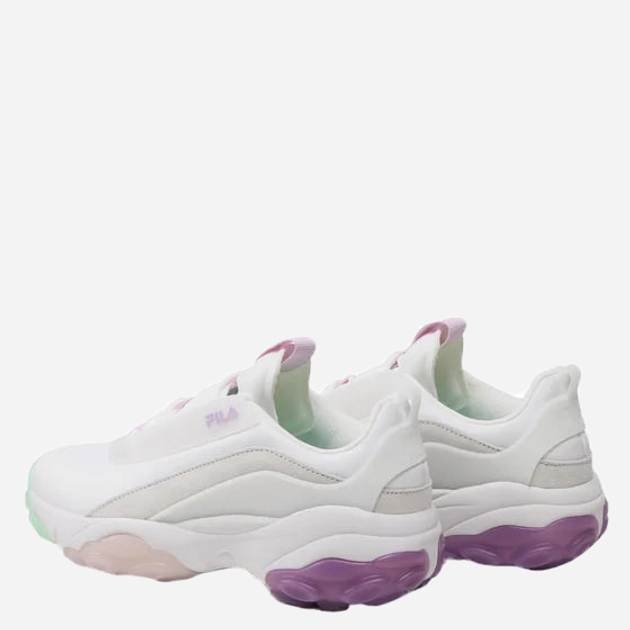 Жіночі кросівки Fila FFW0295 41 (9.5US) 25.5 см Білий/Фіолетовий (8719477769076) - зображення 4