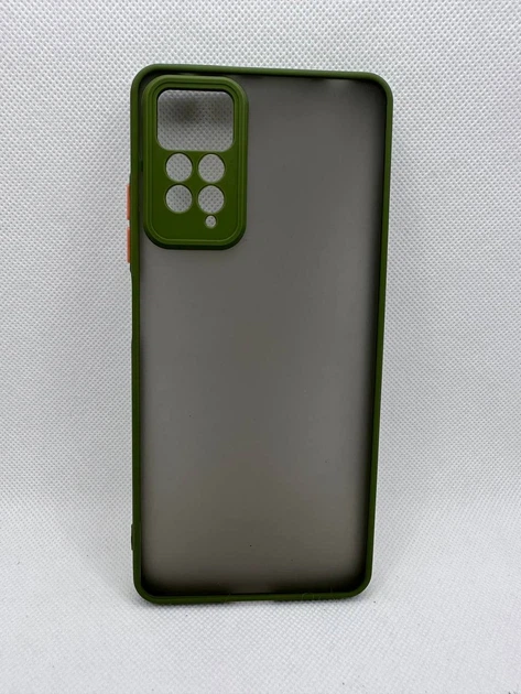 Чохол Sport Matt для Xiaomi Redmi Note 12 Pro 4G Оливковий - зображення 3