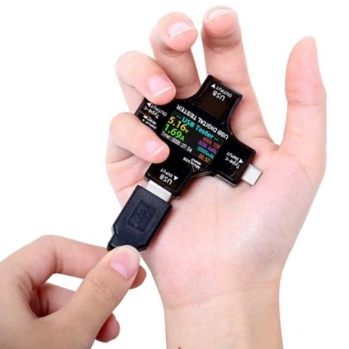 USB тестер тока напряжения Atorch J-7C емкости с Bluetooth, Type-C MicroUSB - изображение 3