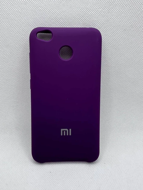 Чехол Silicone Cover для Xiaomi Redmi 4x Фиолетовый Баклажан – фото ...