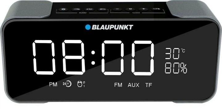 Портативная колонка BLAUPUNKT BT16CLOCK с FM-радио, проигрывателем micro SD и будильником - Фото 2 Портативная колонка BLAUPUNKT BT16CLOCK с FM-радио, проигрывателем micro SD и будильником - изображение 2
