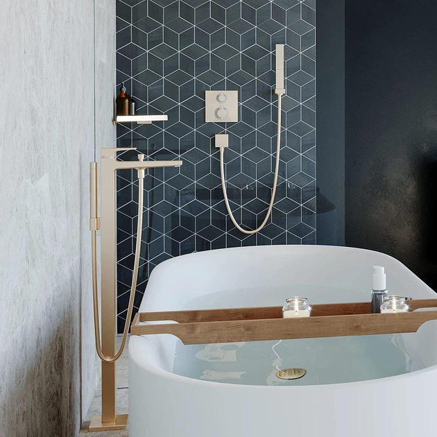 Шланг для душа HANSGROHE Isiflex 1250мм силиконовый бронза 28272140 - изображение 4