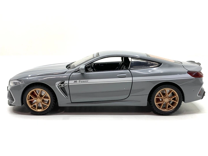 Машинка металева Авто Експерт BMW M8 1:32 відчиняються двері та багажник Сіра (LF-04412) - зображення 8