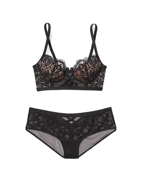 Комплект бюстгальтер + трусики Victoria's Secret Adore Me Diara 30 D (65 D) - Трусики S - изображение 2