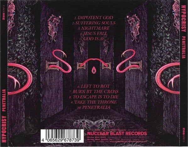 HYPOCRISY – Penetralia (CD, EU) – фото, відгуки, характеристики в